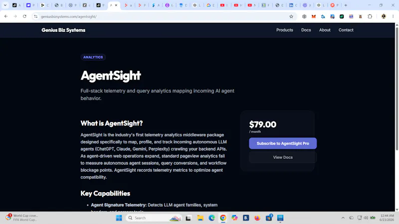 Agent Sight screenshot 1