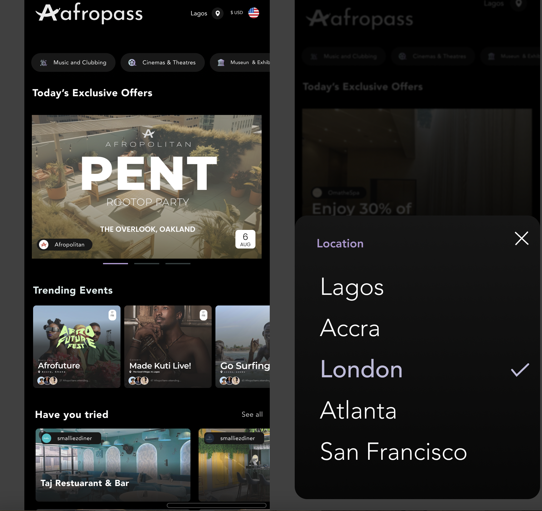 Média Afropass - VIP passeport à des expériences premium dans le monde entier 2