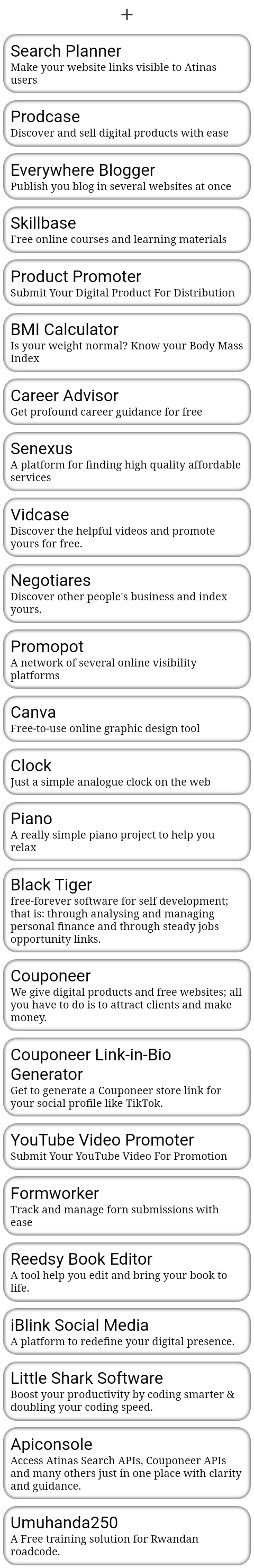ATINAS Tools - Diverse digital tools in one place media 3