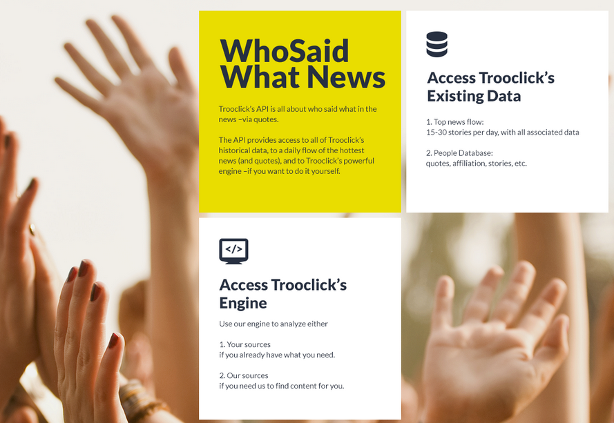 Trooclick NewsData API gallery image