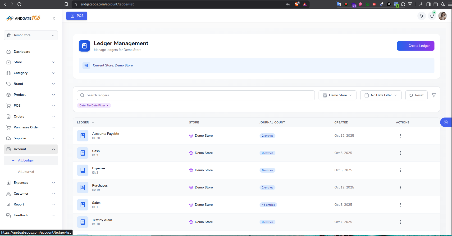 AndgatePOS System gallery image