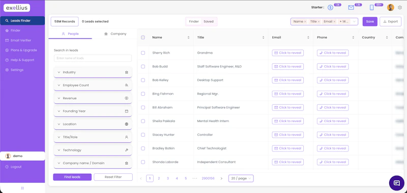 Bulk Email Verifier & B2B Lead Database screenshot 1