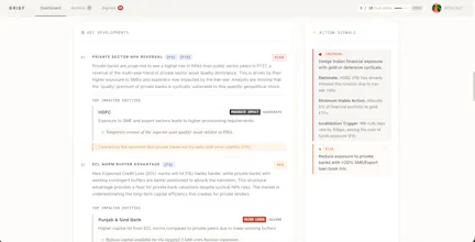 BRIEF — Intelligence Synthesis gallery image