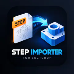 SketchUP STEP Importer plugin