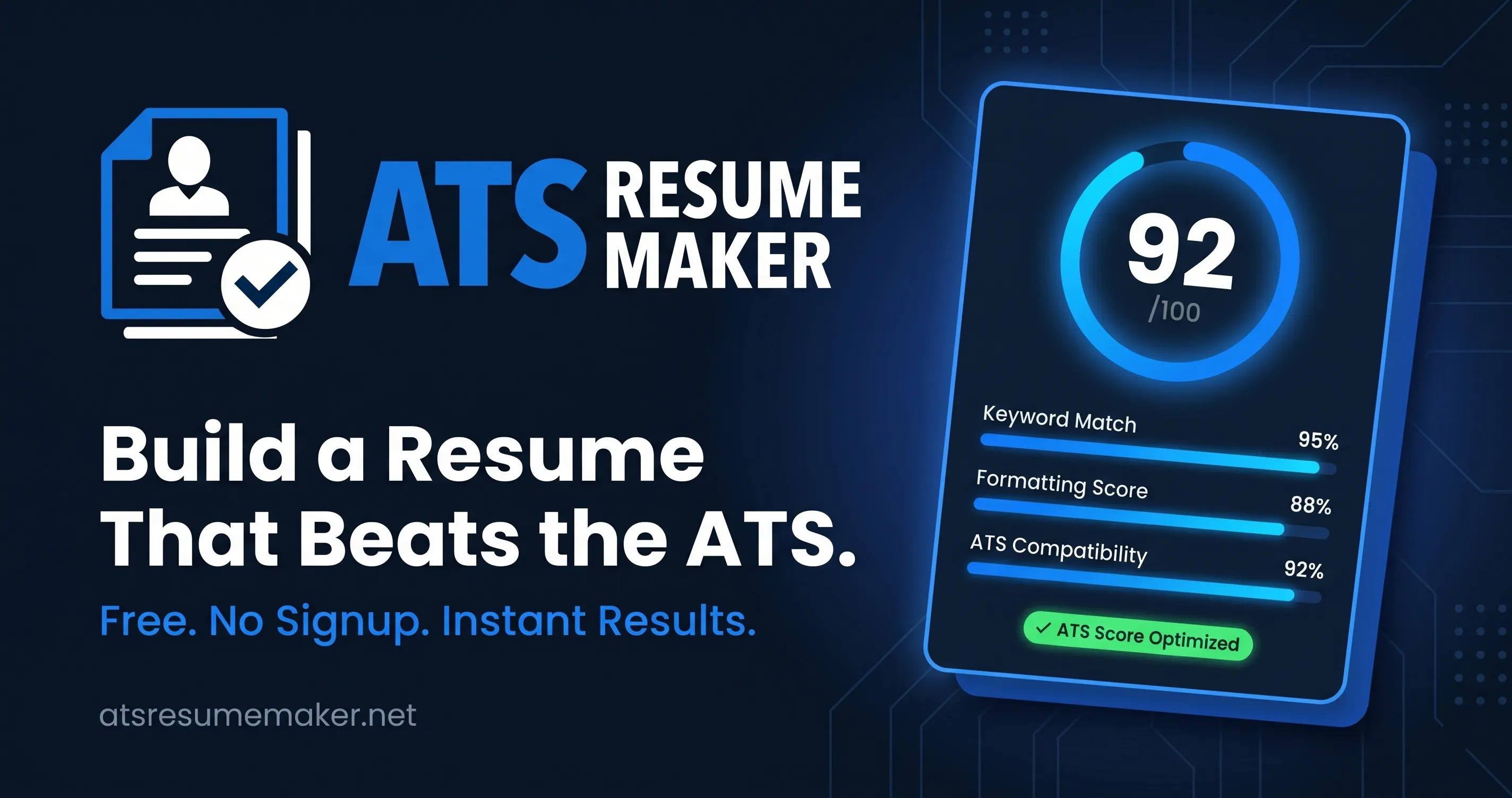 ATS Resume Maker screenshot 1