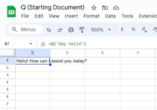 Q – AI Function for Google Sheets™ gallery image