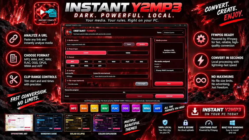 INSTANT Y2MP3 screenshot 1 (video preview)