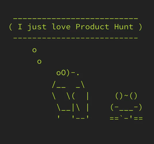 Cowsay ASCII Generator