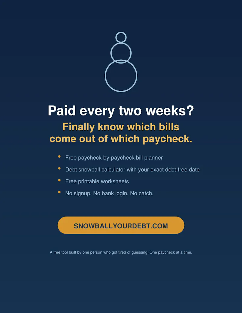Snowball Your Debt screenshot 3