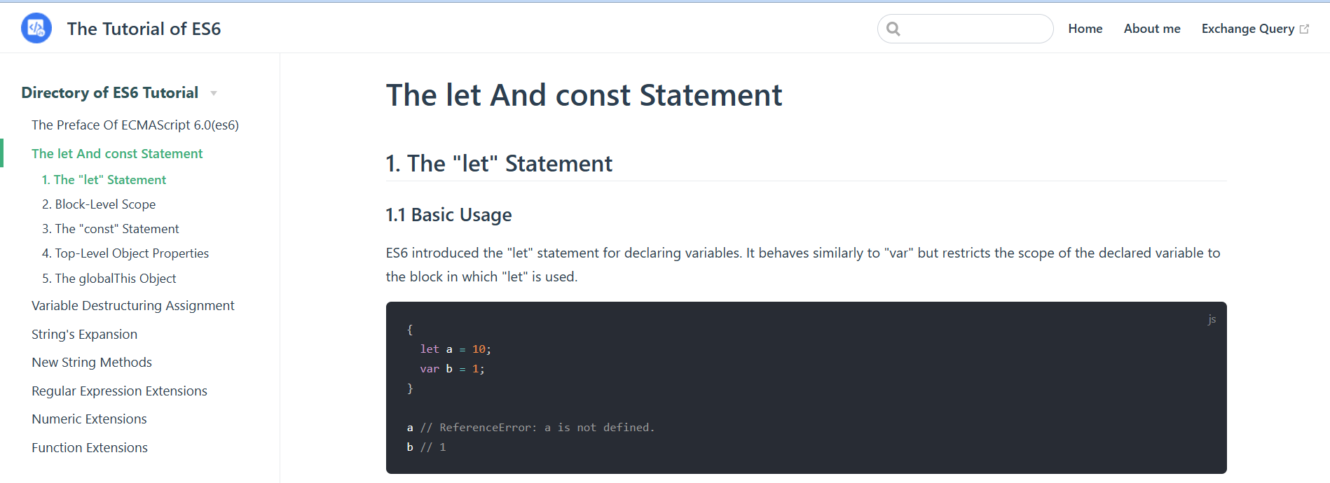 Media Hướng dẫn của ES6 (Ecmascript) 3