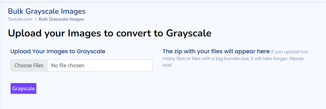 Bulk Grayscale Images media 1