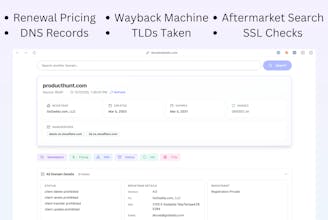 DomainDetails.com - Free & Private WHOIS gallery image