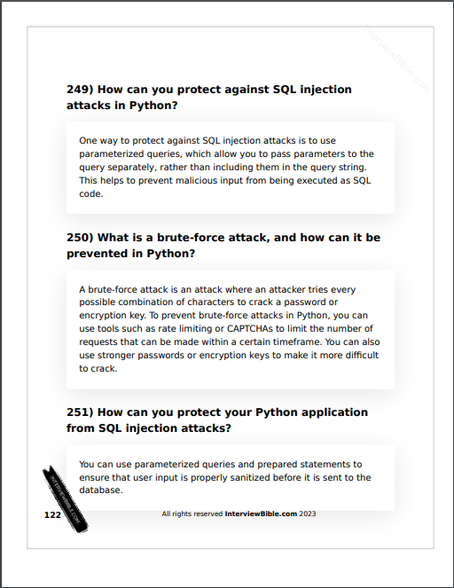 Média The Python Interview Handbook 2023 - Guide ultime pour casser toute interview Python avec 500 Q&R 4