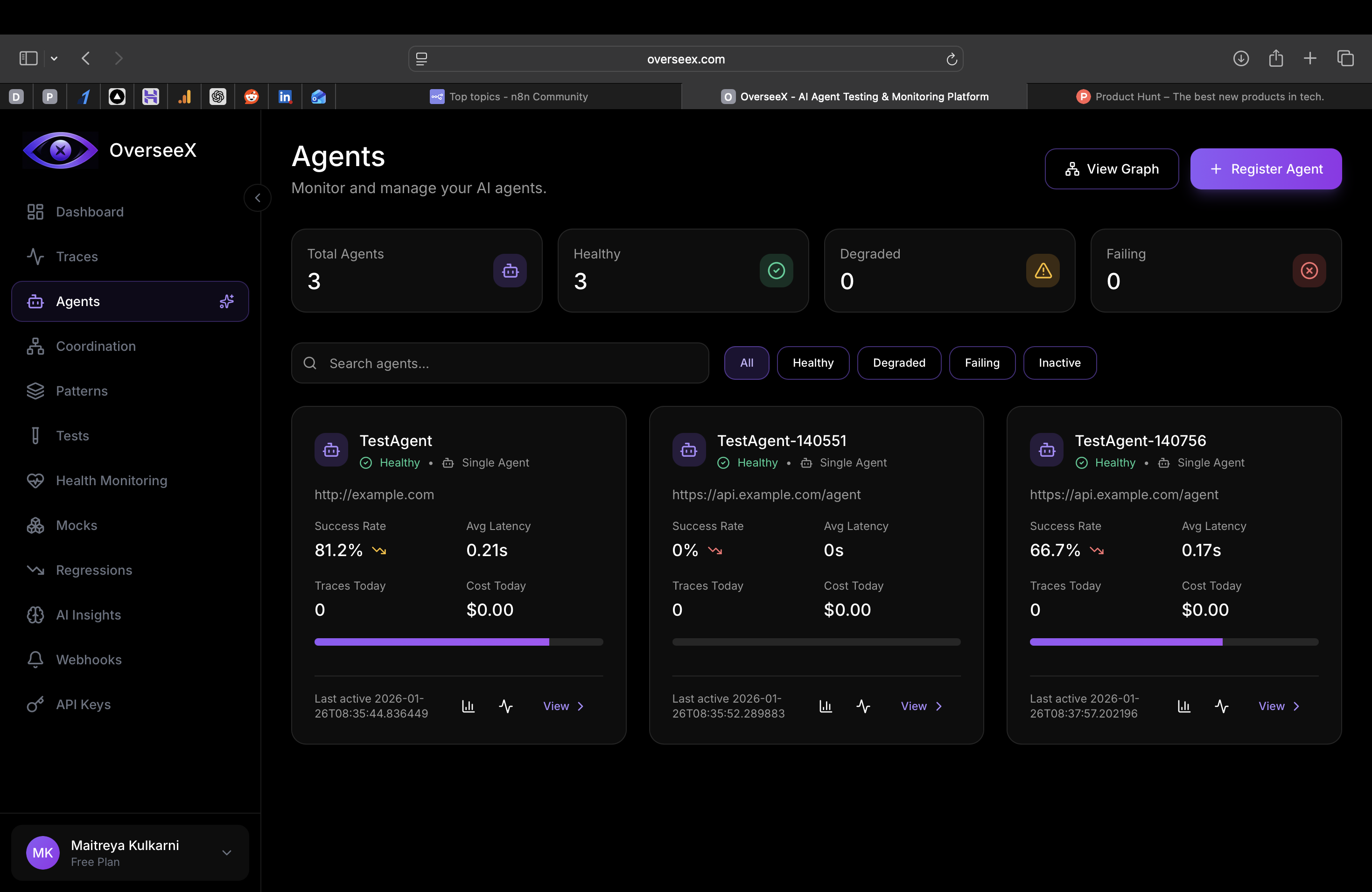 OverseeX - Screenshot 3 showing product features and functionality