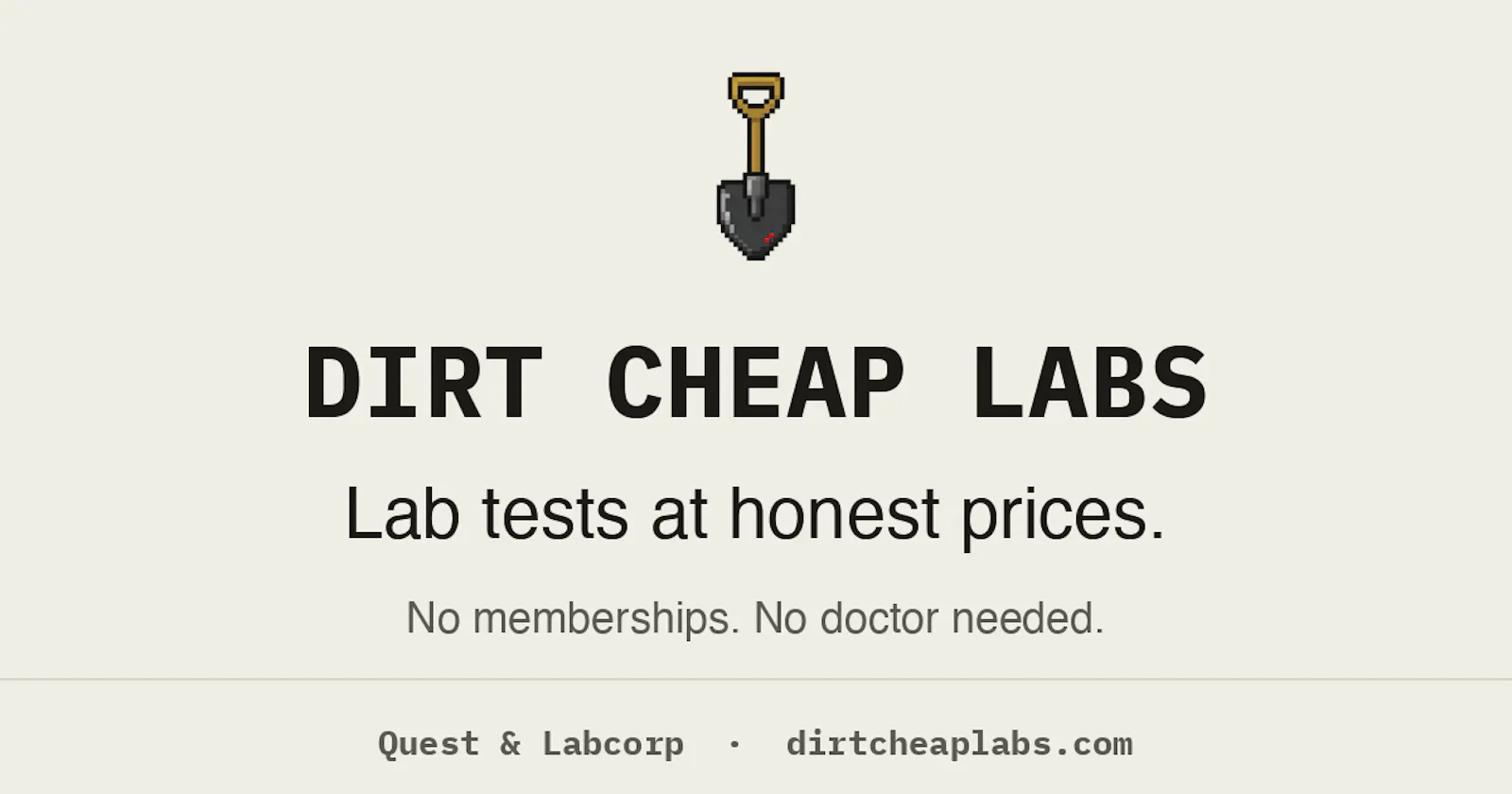 Dirt Cheap Labs screenshot 1