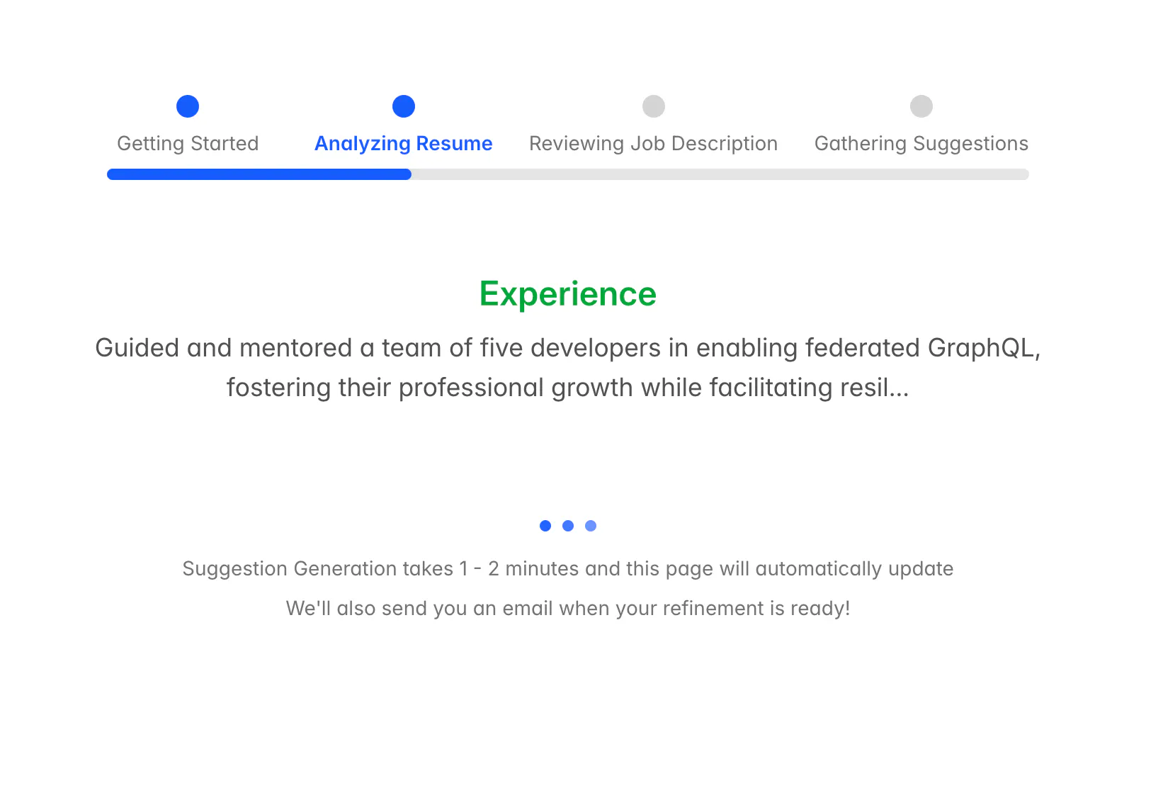 Resume Refiner AI gallery image