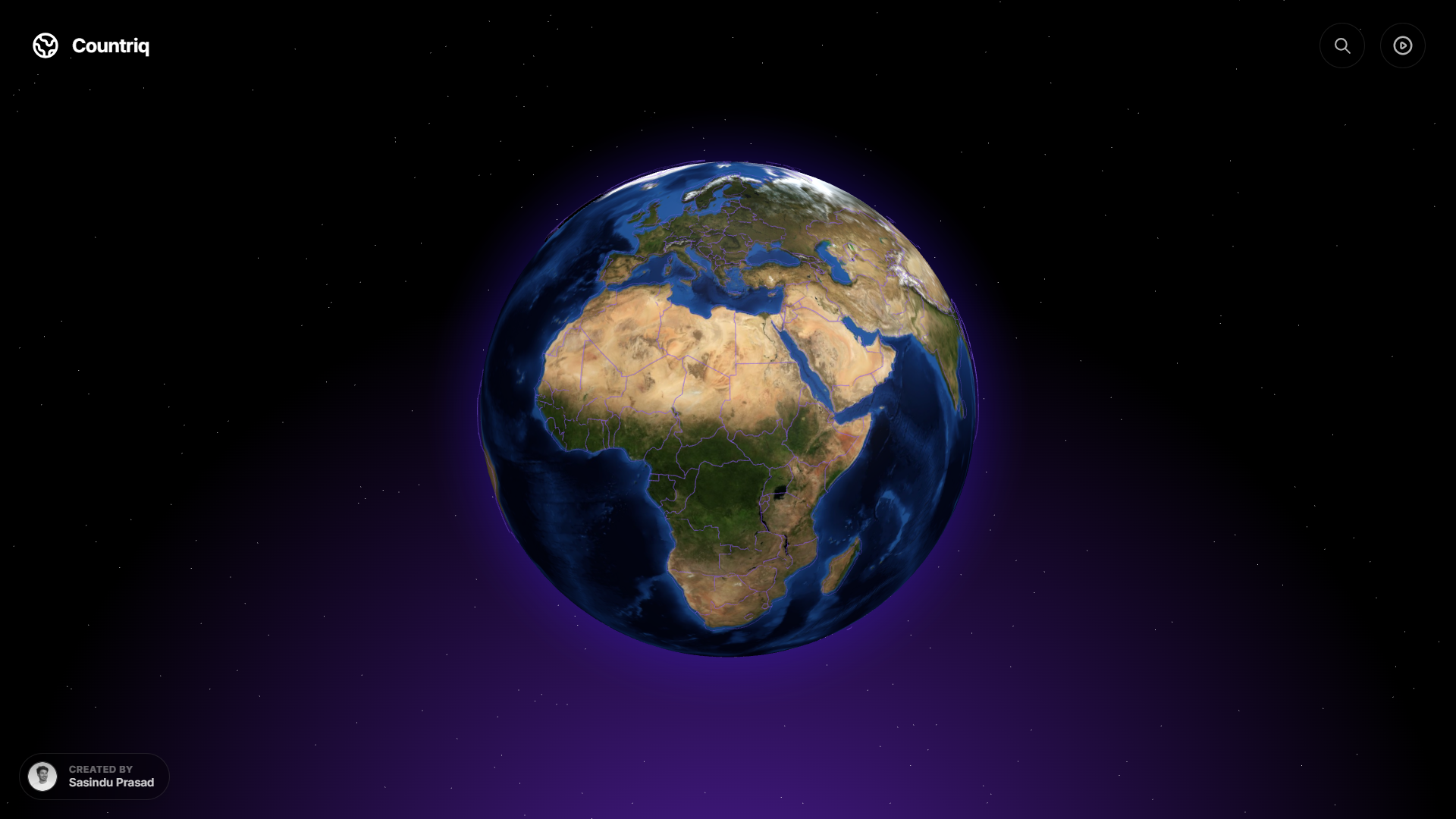 Countriq - Main product screenshot demonstrating key features and user interface