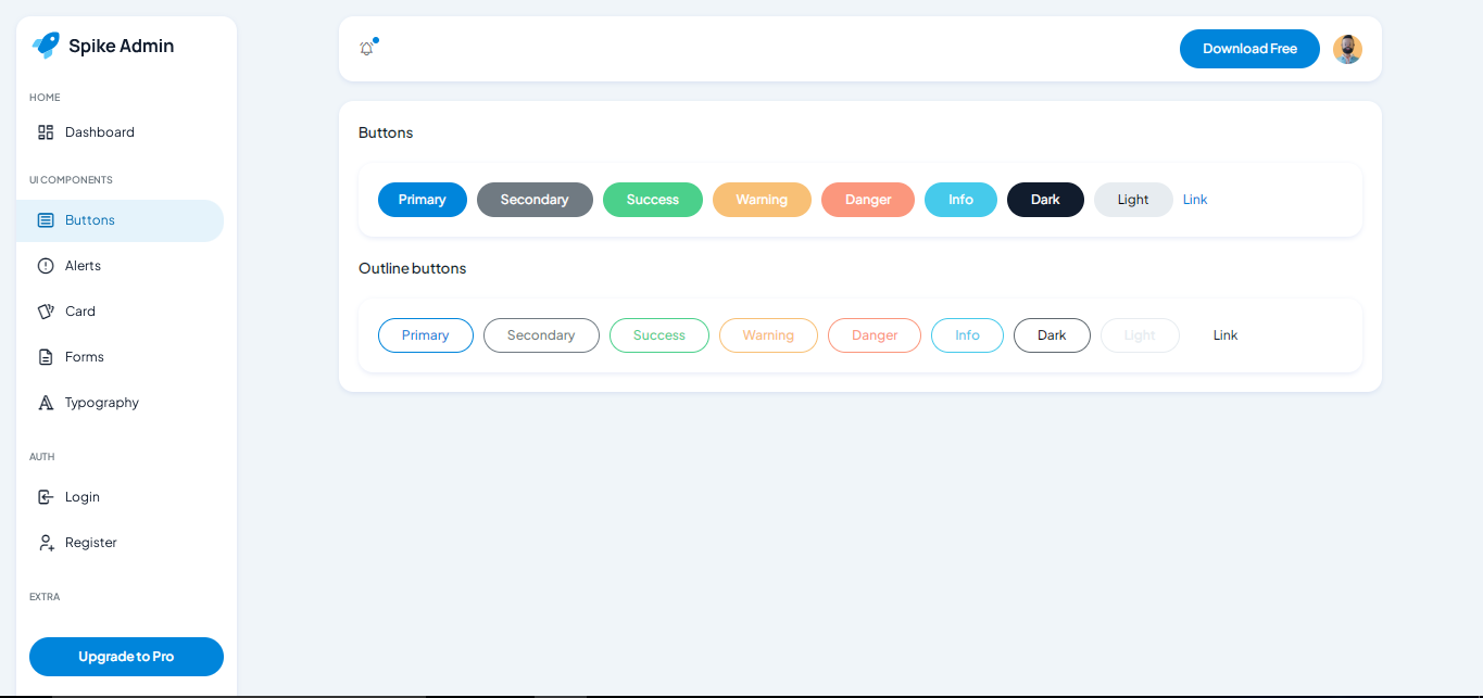 Spike Free Tailwind Admin -Dashboard media 4
