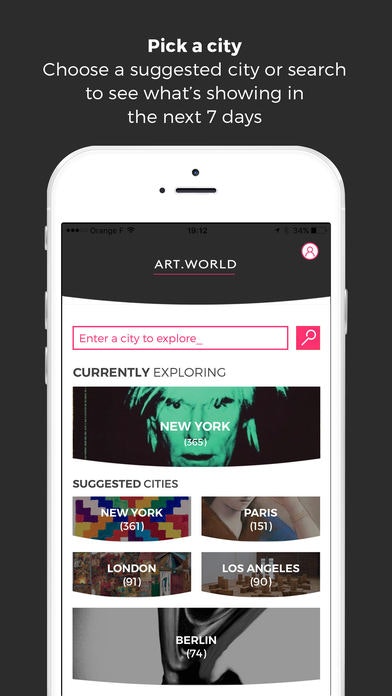 ART.WORLD Exhibitions App gallery image