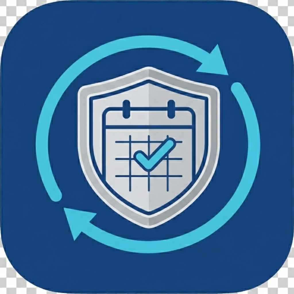 Renewal Vault - Product Hunt launch logo and brand identity