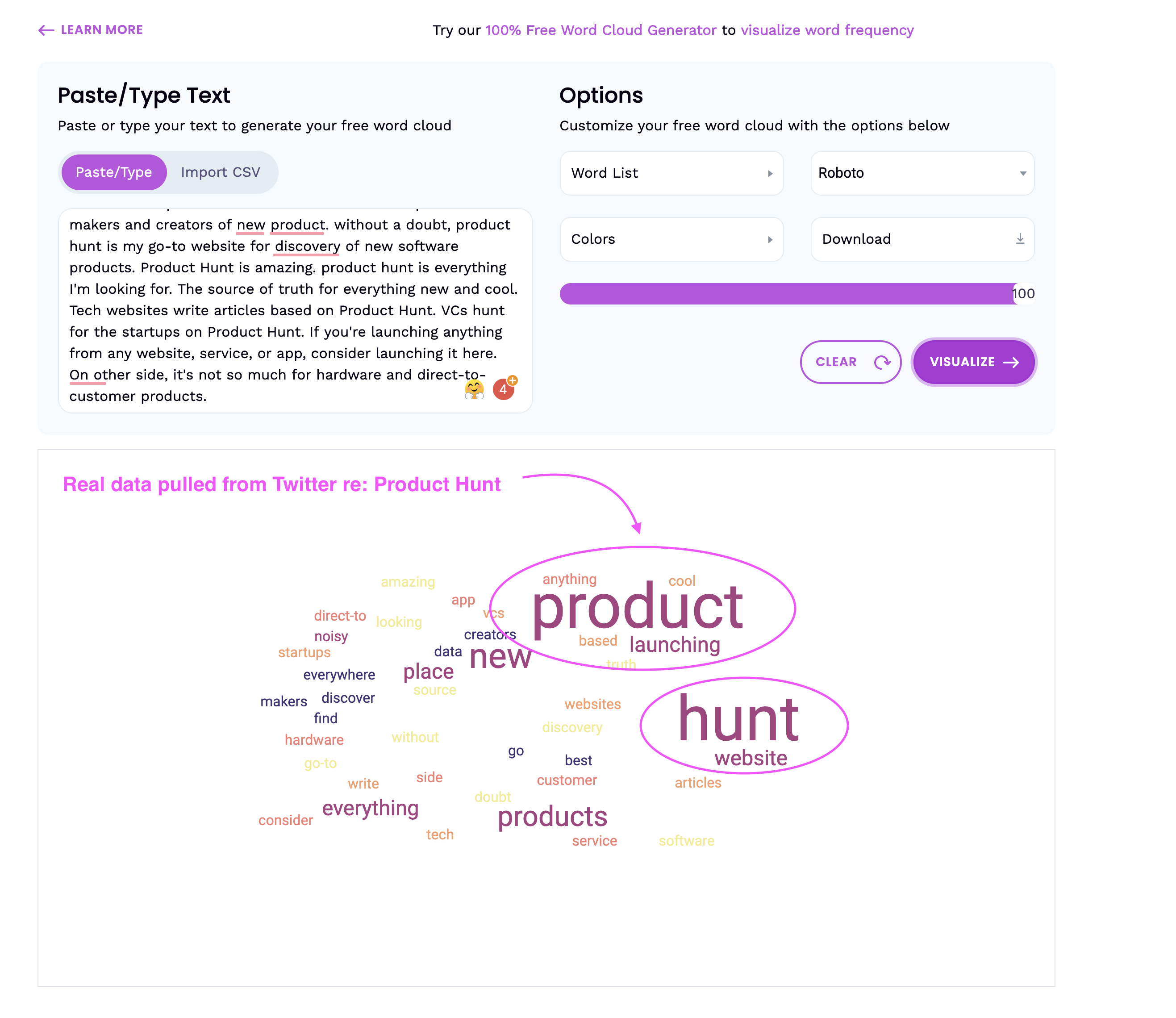 Free Word Cloud Generator gallery image