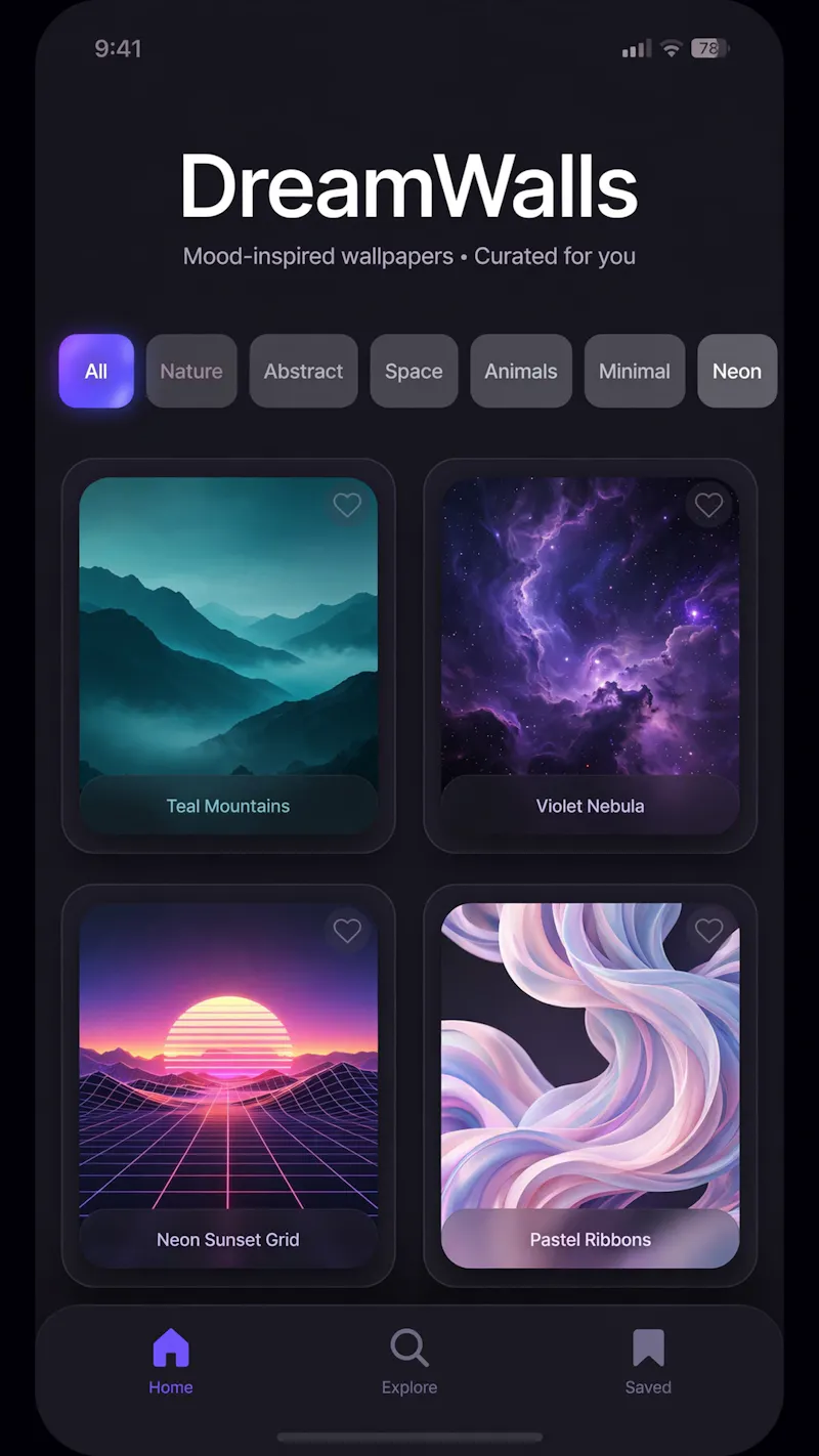 DreamWalls – HD Wallpapers screenshot 1