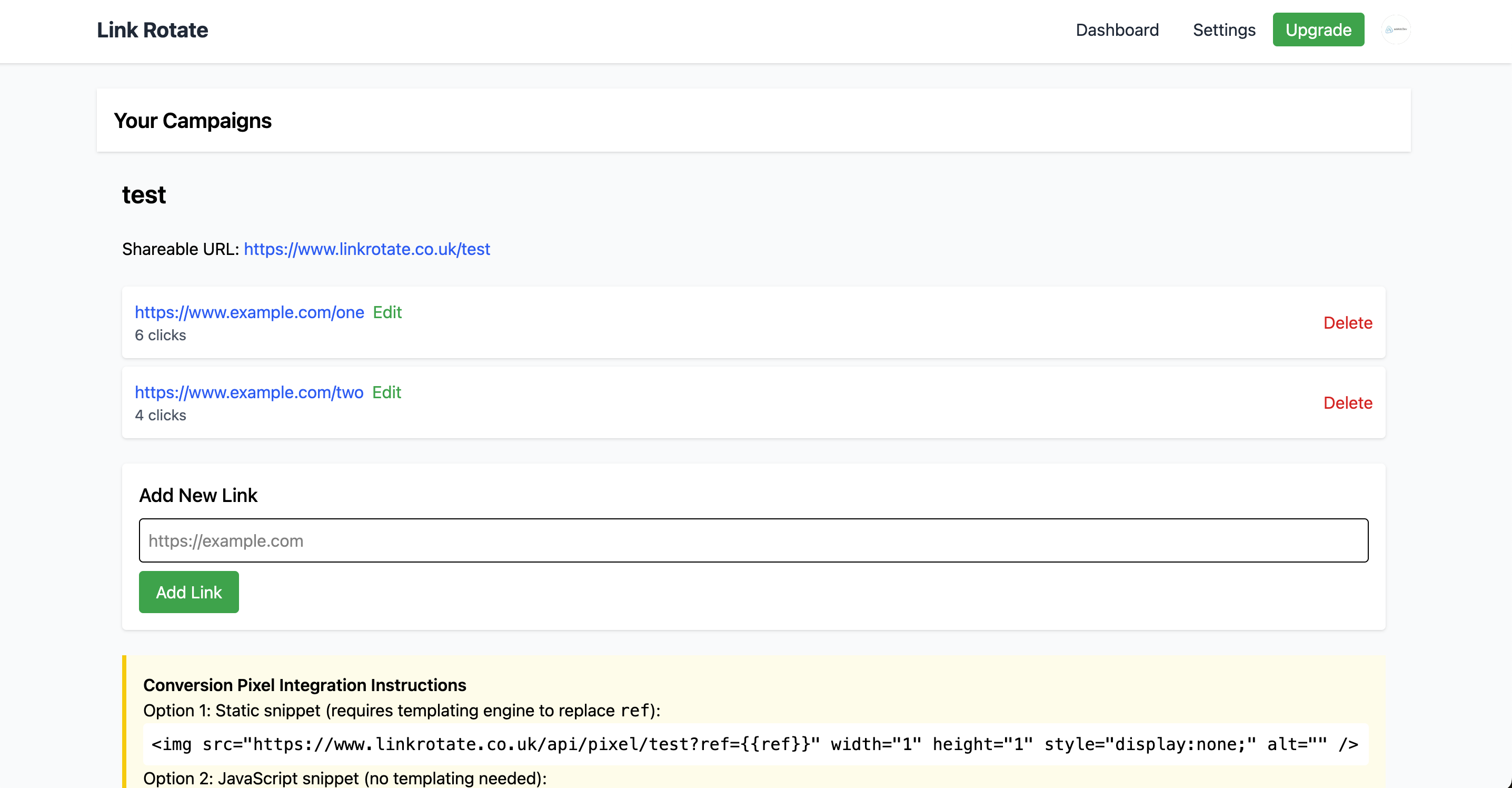 Link Rotate gallery image