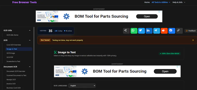 Free Browser Tools screenshot 9