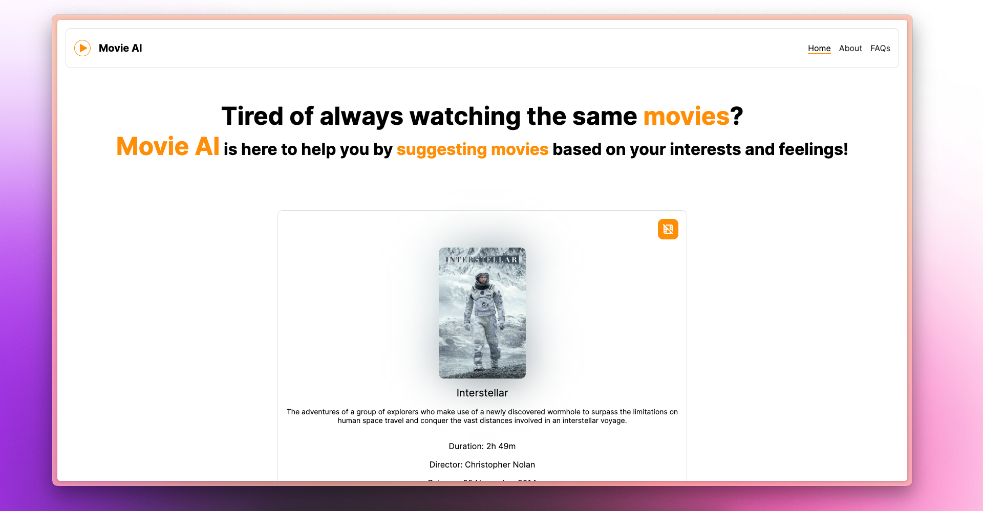 Movie AI media 2