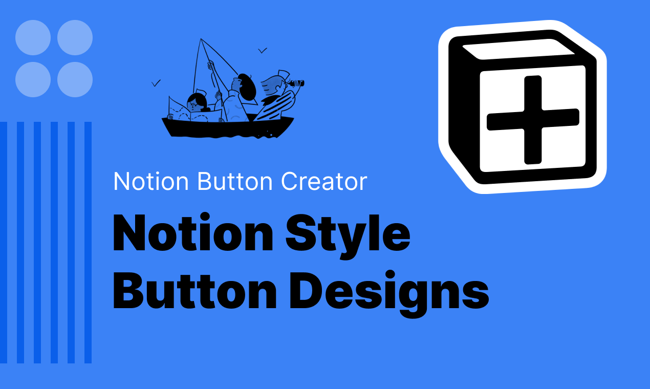 Mídia 2 de Notion Button Creator - Designs de botões de estilo de noção