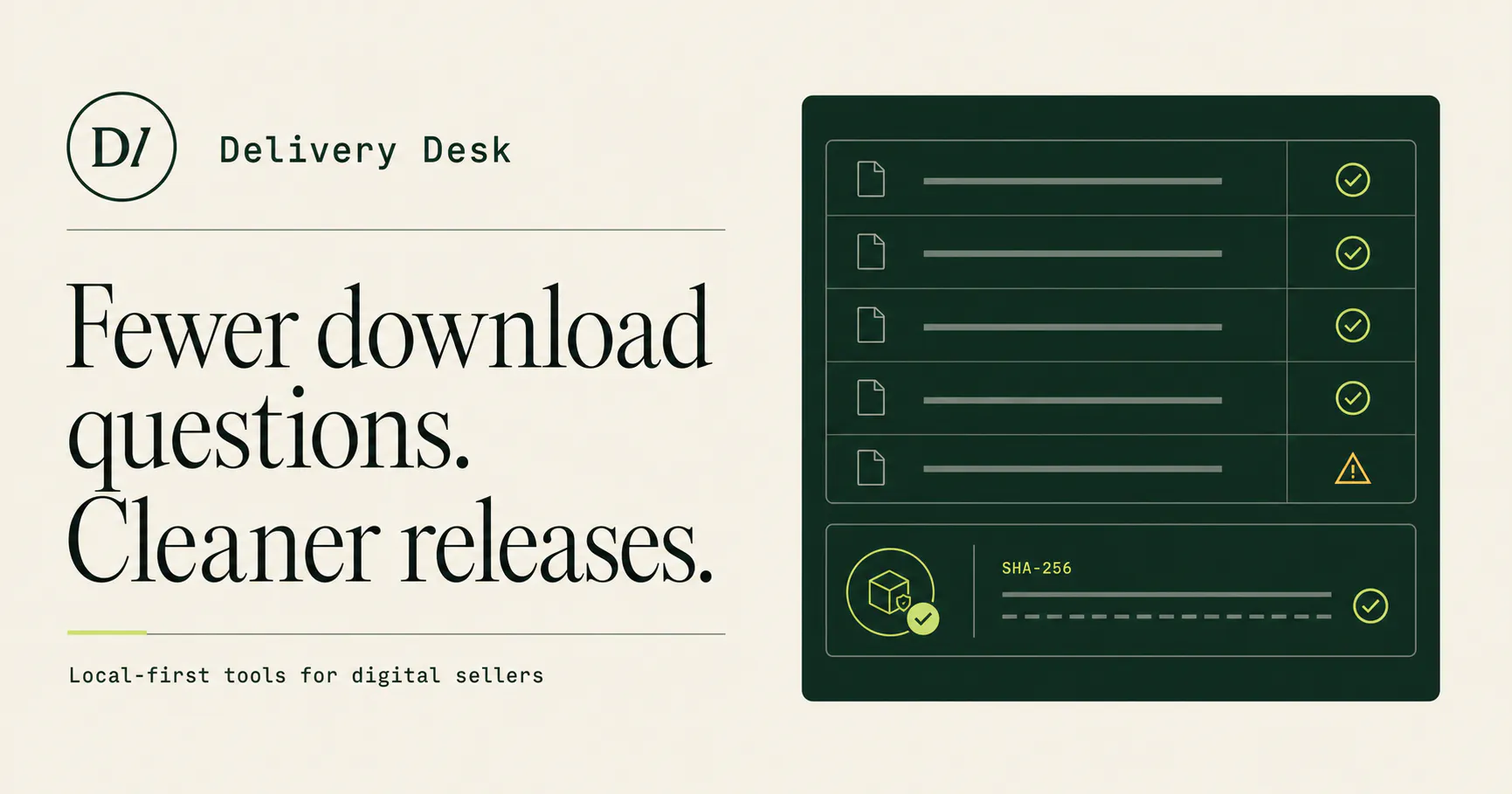 Delivery Desk のプロダクトバナー