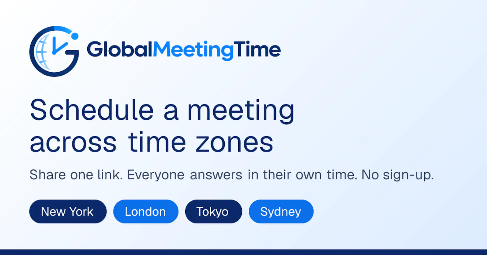 GlobalMeetingTime screenshot 1