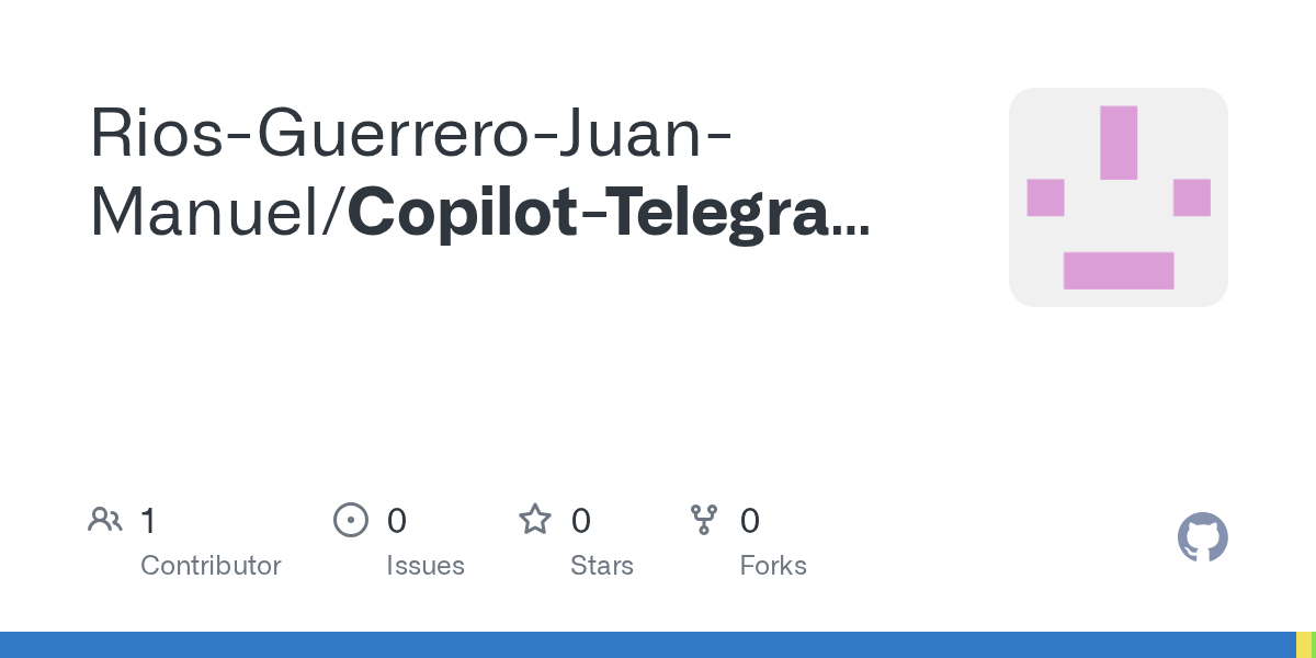 Copilot Telegram Bot - Main product screenshot demonstrating key features and user interface