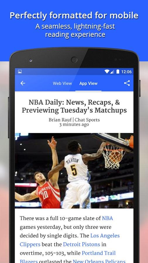 Chat Sports on Android gallery image