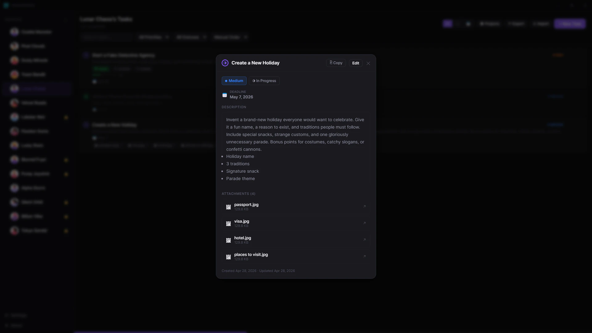Taskwingo screenshot 5