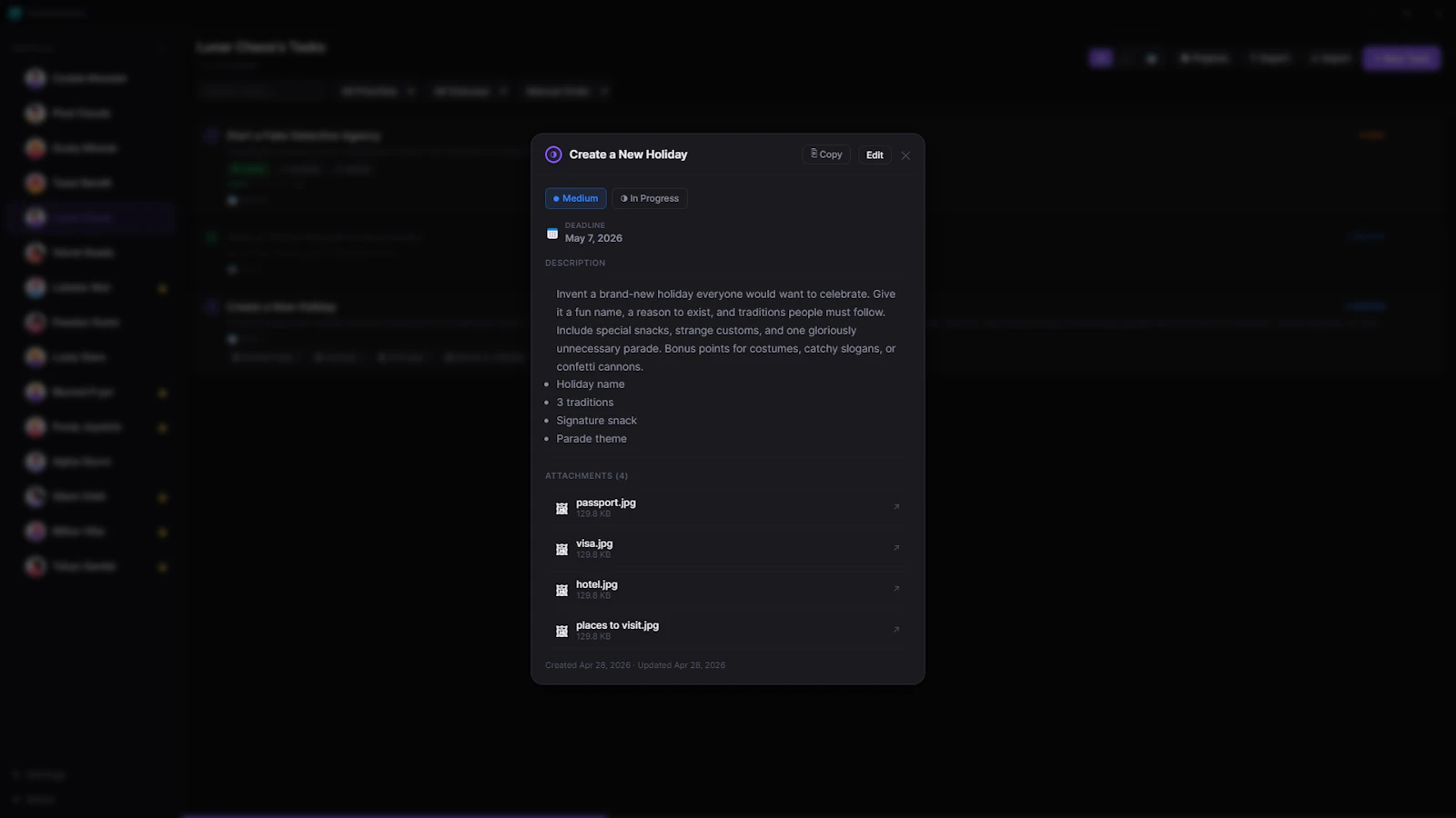 Taskwingo screenshot 6