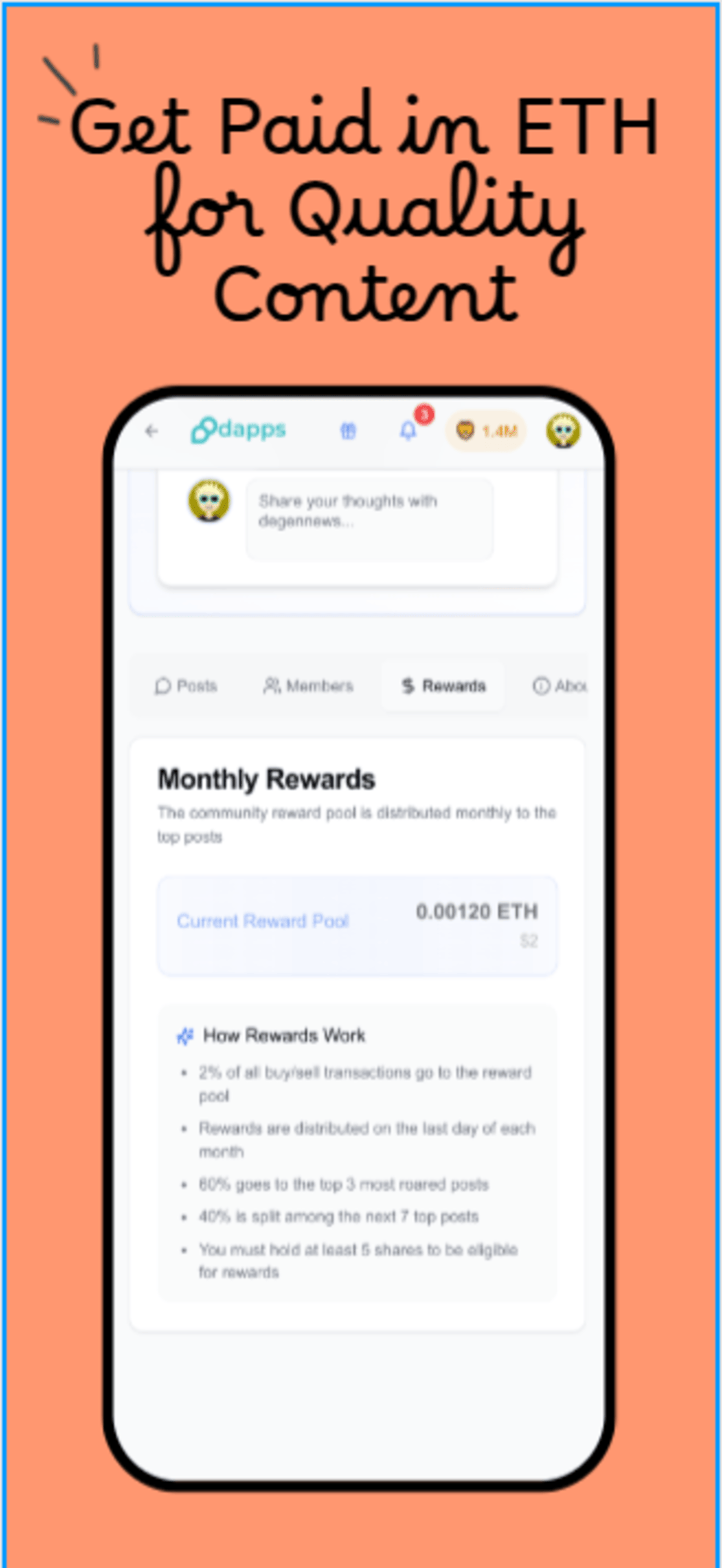 dapps.co - Социальные сети, которые платят вам, а не наоборот. медиа 2