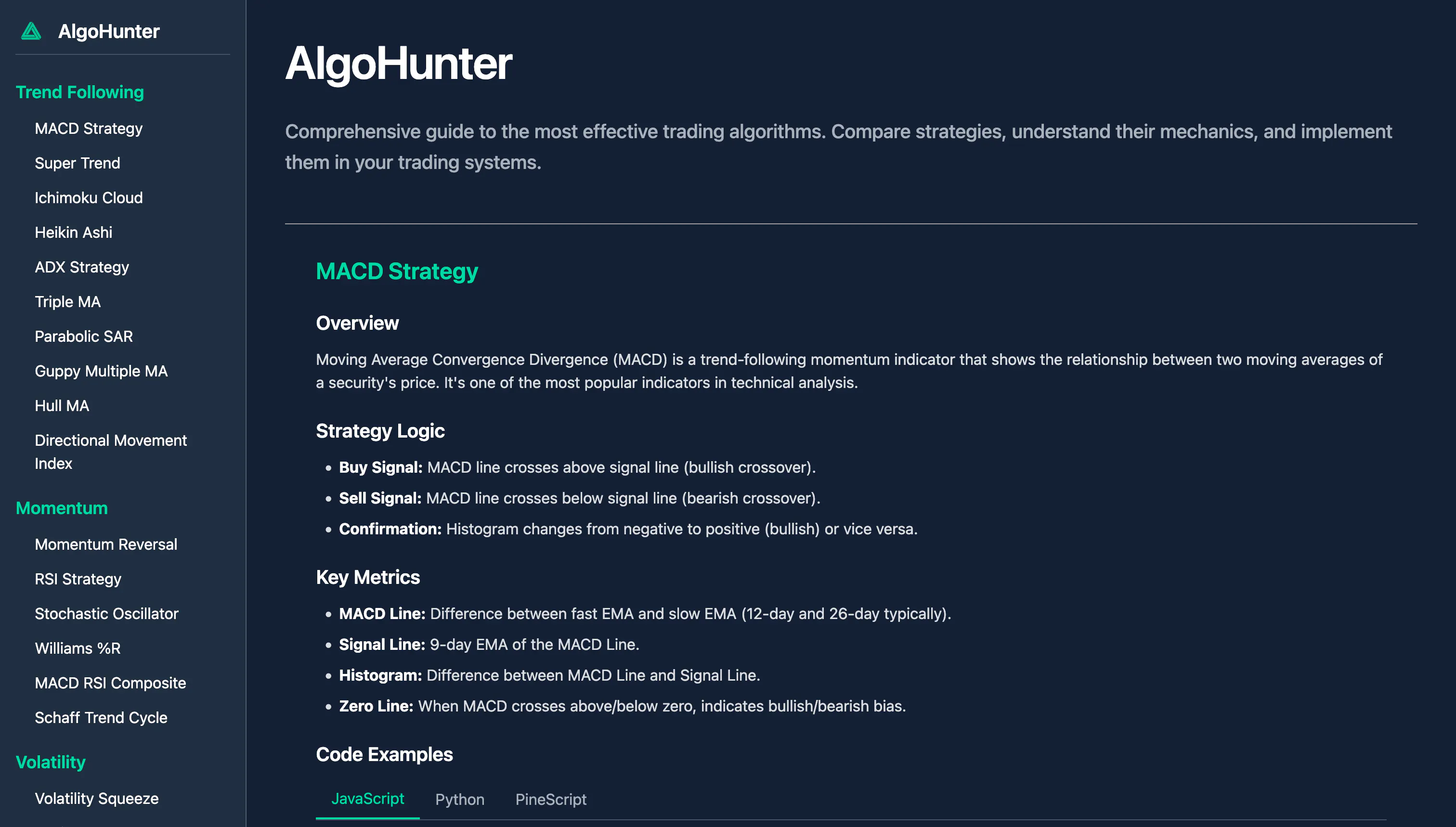AlgoHunter gallery image