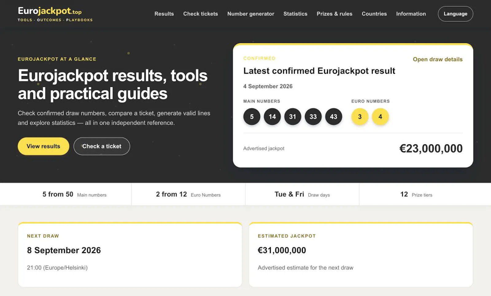 Euro-Jackpot.top screenshot 1
