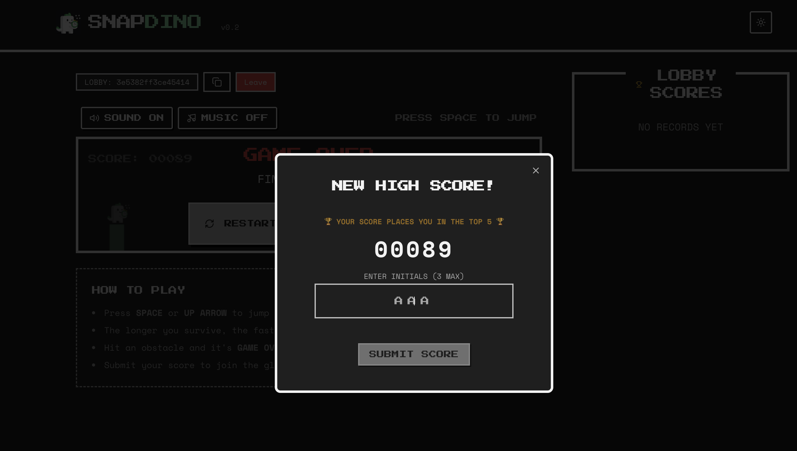 SnapDino: Now Dino can Double Jump gallery image