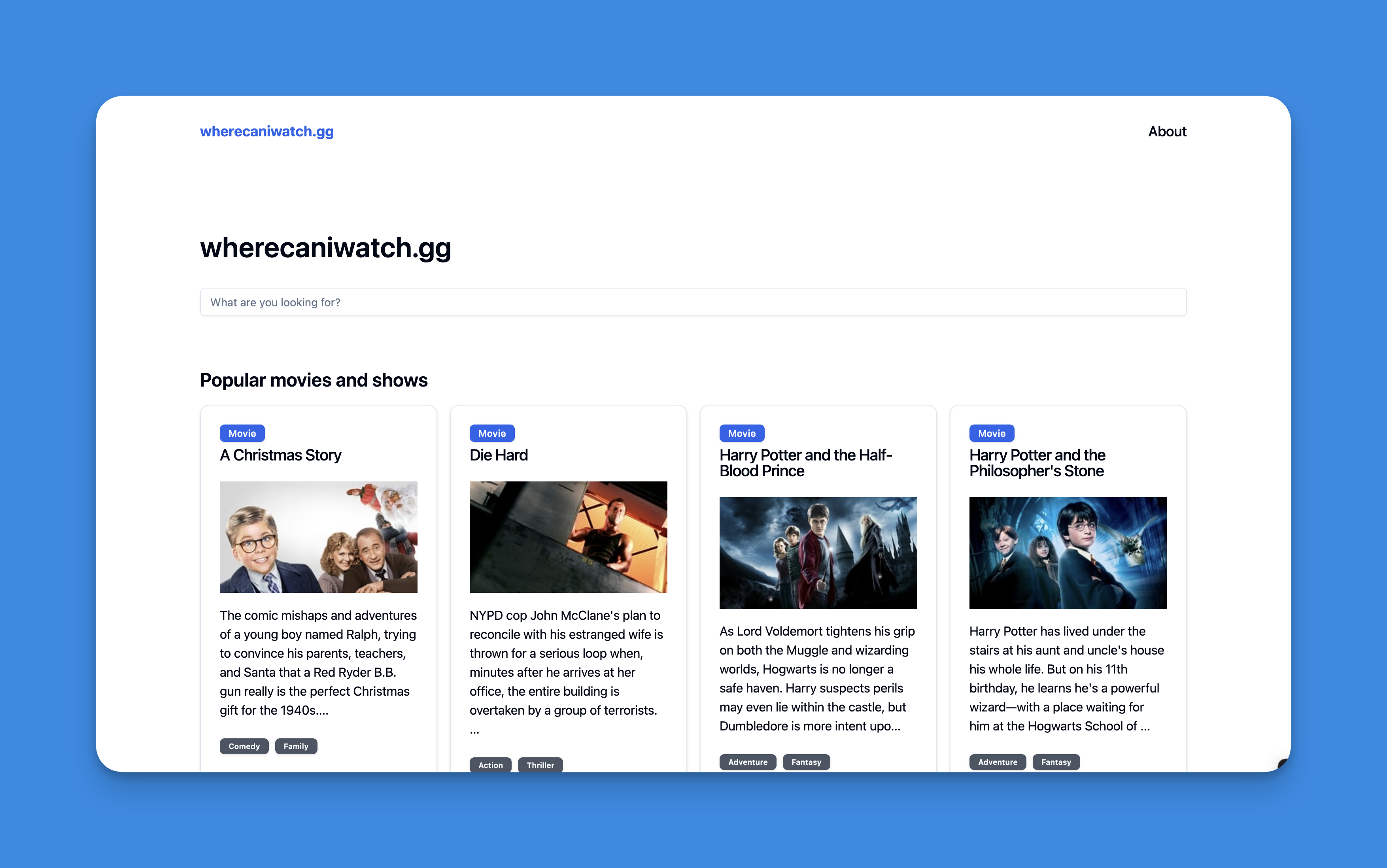 Dove posso guardare? - Trova dove trasmettere in streaming i tuoi film e programmi TV preferiti. media 2