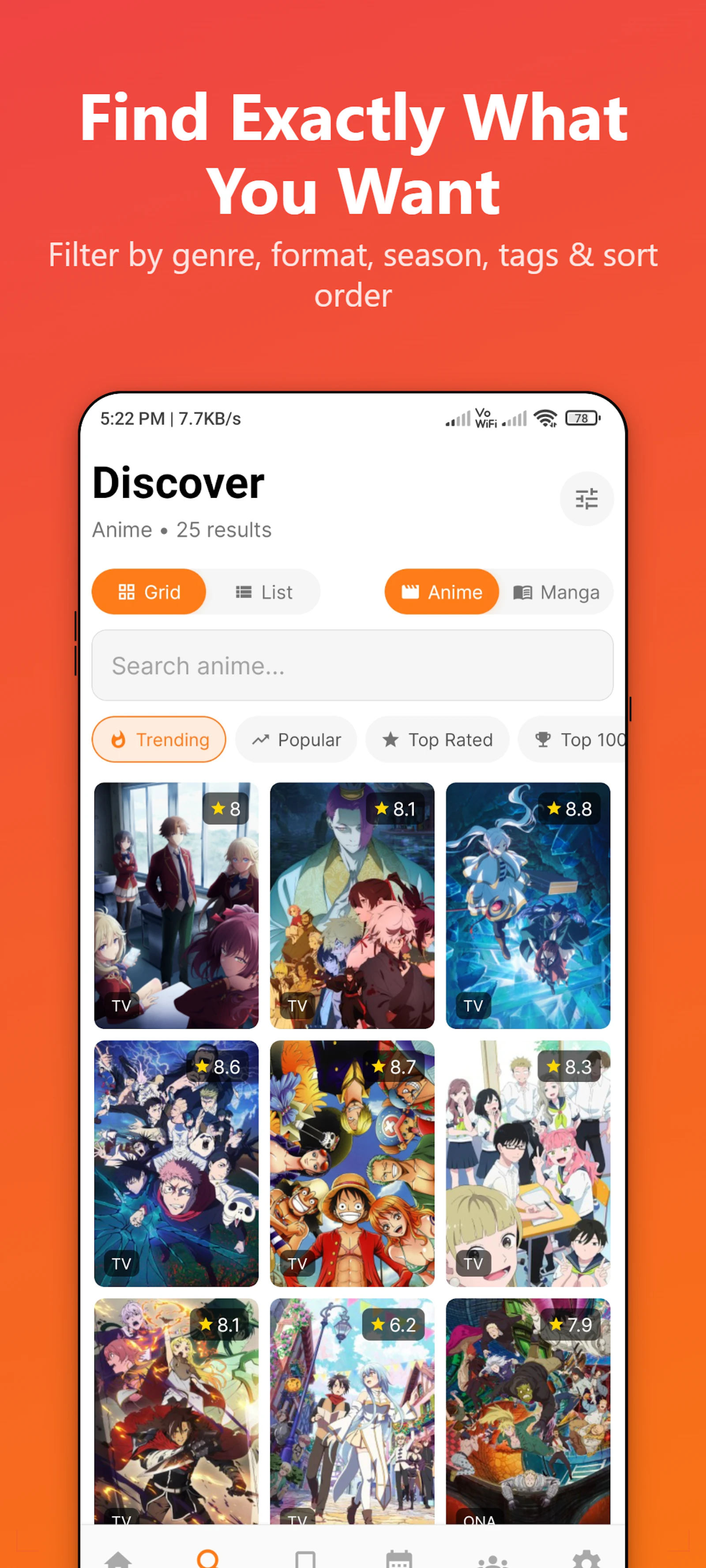 Animexplore screenshot 2