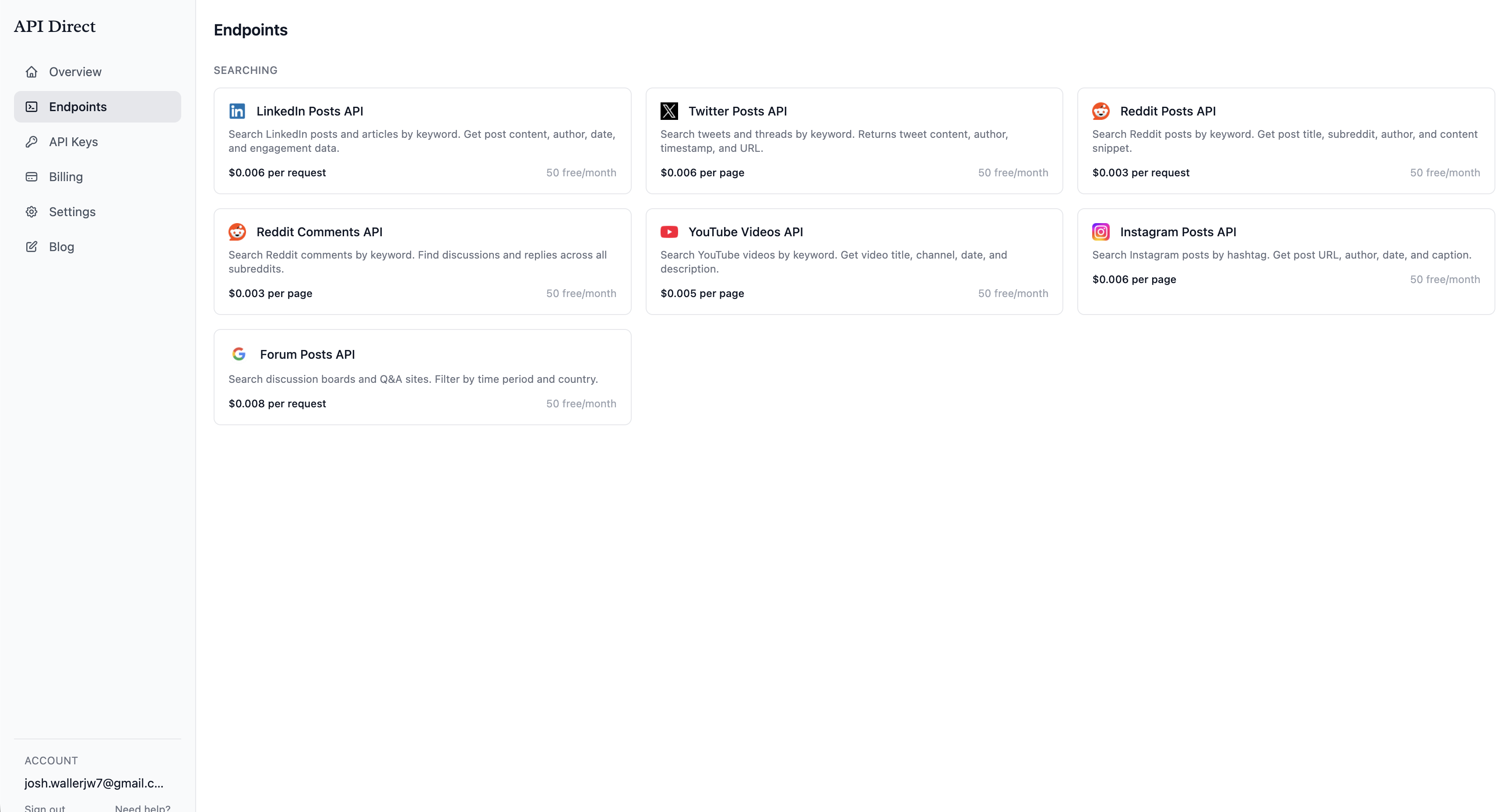 API Direct - Screenshot 2 showing product features and functionality