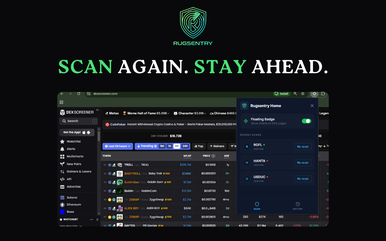 Rugsentry: Web3 Security Shield gallery image