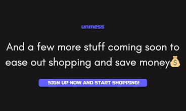 unmess - AI shopping assistant gallery image