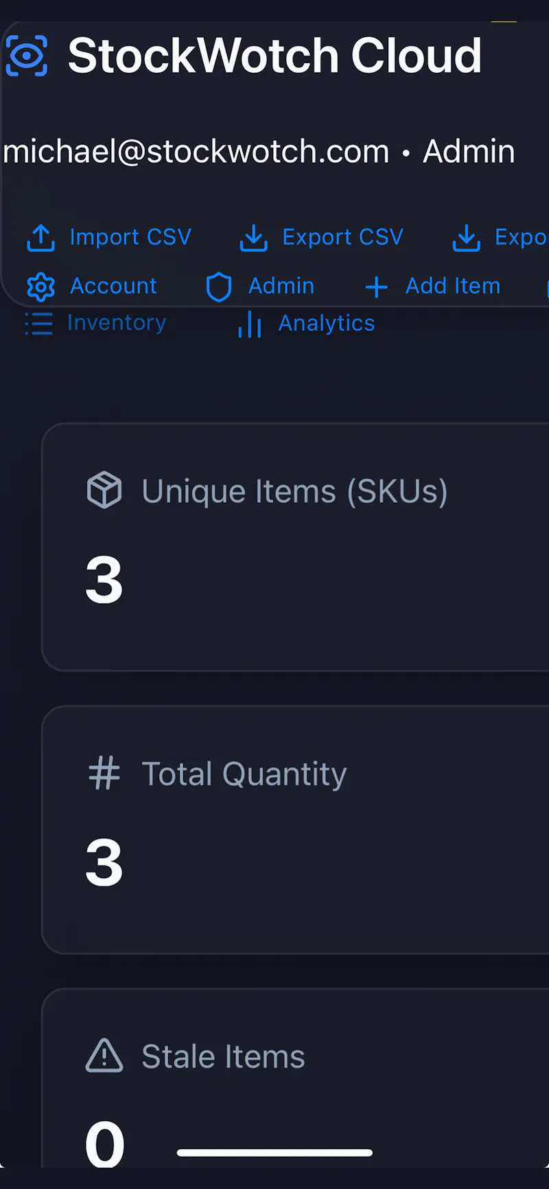 StockWotch screenshot 1