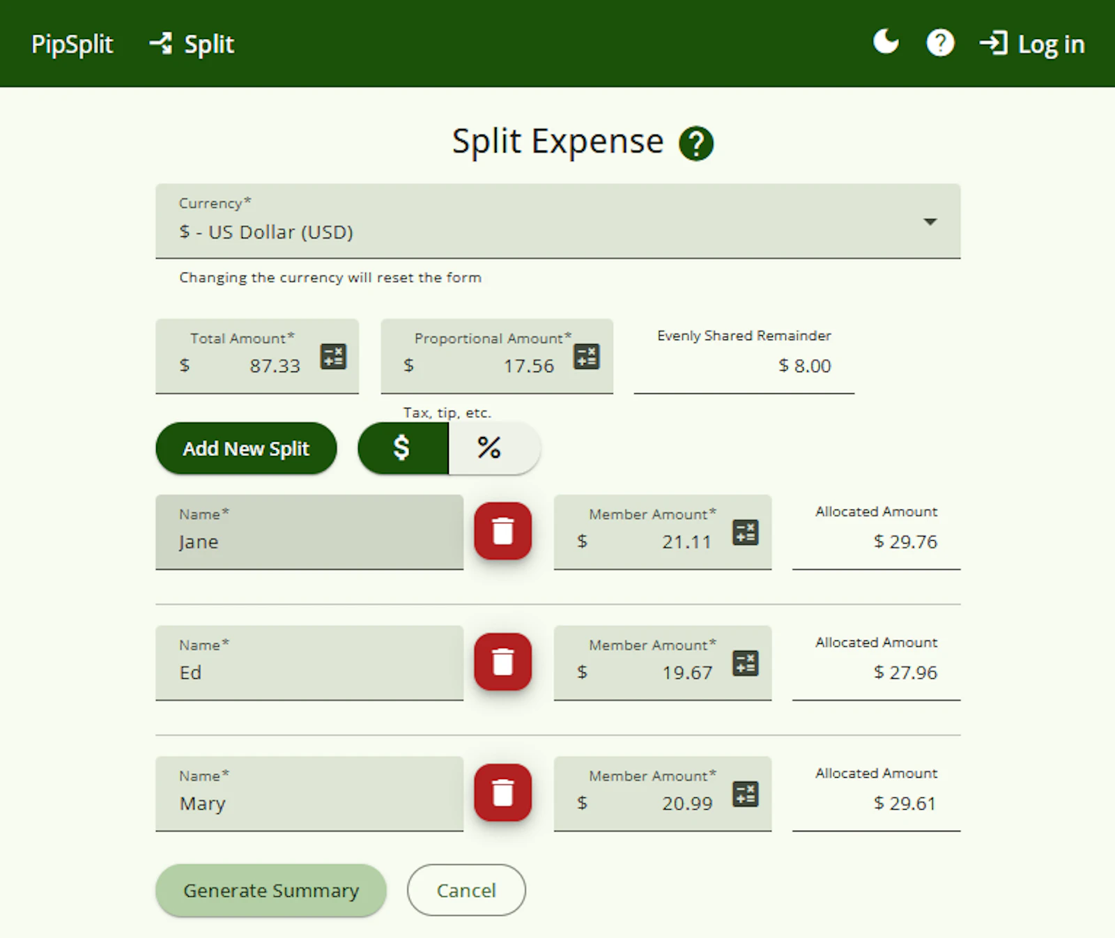 PipSplit screenshot 8
