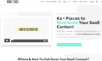 62 Places to Distribute SaaS Content image