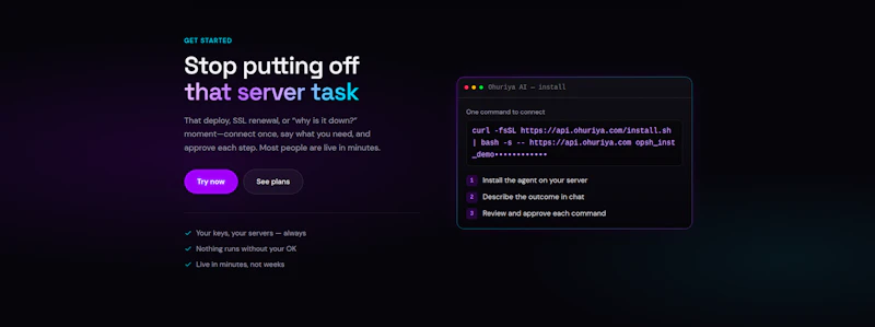Ohuriya AI - Ai DevOps in minutes screenshot 6