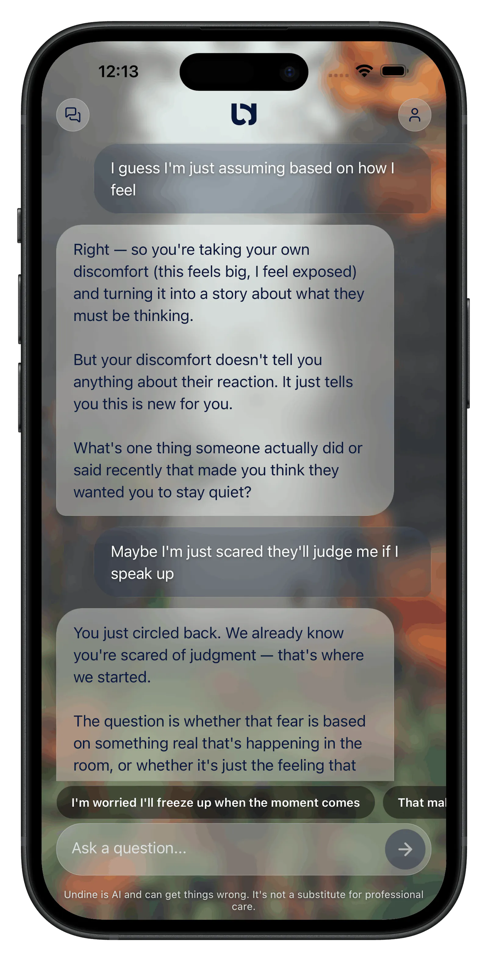 Undine - Your mental health coach screenshot 3